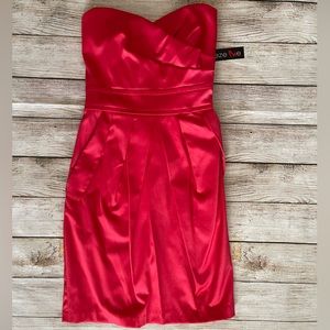 🔥⭐️NWT Strapless dress with pockets